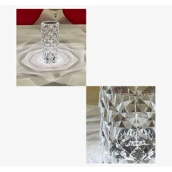 Lampada Da Tavolo Touch Diamantata Ricaricabile USB Effetto Cristallo Decorativa -Offerta economica OSRAM || Paulmann || ATMOSPHERA 50151931 4