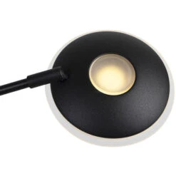 QAZQA Lampada Da Terra Con Braccioo De Lettura Sevilla - Moderno - Acciaio,Vetro - Nero - Oblungo (non Sostituibile) LED Max. 1 X 20 Watt -Offerta economica OSRAM || Paulmann || ATMOSPHERA 51737914 4