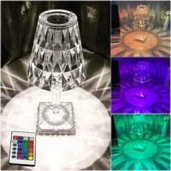 Lampada Da Tavolo Da Interno RGB Con Filo USB Diamantata Effetto Cristallo -Offerta economica OSRAM || Paulmann || ATMOSPHERA 51761031 4