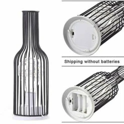 Luce Notturna Retrò Ferro, Lampada Da Tavolo Creativa Bottiglia Di Vino, Lampada Notturna Del Filo Di Rame Per Casa Ristorante Hotel -Offerta economica OSRAM || Paulmann || ATMOSPHERA 52072835 3