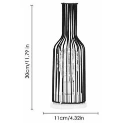 Luce Notturna Retrò Ferro, Lampada Da Tavolo Creativa Bottiglia Di Vino, Lampada Notturna Del Filo Di Rame Per Casa Ristorante Hotel -Offerta economica OSRAM || Paulmann || ATMOSPHERA 52072835 5