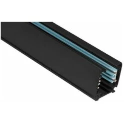 Asta Binario Elettrificato 2 Metri Nero A 3 Fili Bifase XC 6552