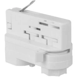 Connettore Adattatore Per Binario Trifase Per Apparecchi Di Illuminazione Colore Bianco