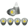 ECD Germany 4 X LED Lampadina LED 9W COB MR16 Spot Faretti LED Da Incasso Bianco Caldo 740 Lumen Lampada Alogena 60W Spot Pannocchia Lampadine Faretto LED Lampadine