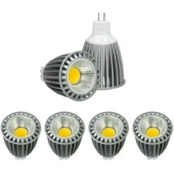 ECD Germany 4 X LED Lampadina LED 9W COB MR16 Spot Faretti LED Da Incasso Bianco Caldo 740 Lumen Lampada Alogena 60W Spot Pannocchia Lampadine Faretto LED Lampadine