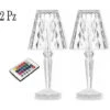 Coppia Lampada Da Tavolo Da Interno RGB Filo USB Diamantata Effetto Cristallo -Offerta economica OSRAM || Paulmann || ATMOSPHERA 54093682 1