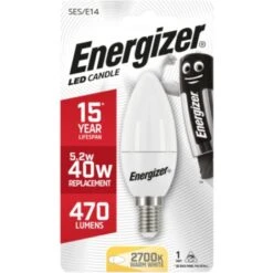 Lampadina A LED E14, 470 Lumen, 5.9W/40W, 2700K Energizer -Offerta economica OSRAM || Paulmann || ATMOSPHERA 54291247 2