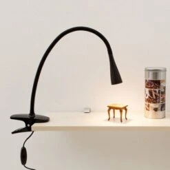 Lindby Lampada Con Morsetto A LED Baris Nera Delicata -Offerta economica OSRAM || Paulmann || ATMOSPHERA 5613180 4