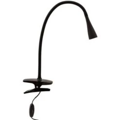 Lindby Lampada Con Morsetto A LED Baris Nera Delicata -Offerta economica OSRAM || Paulmann || ATMOSPHERA 5613180 5
