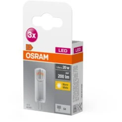 OSRAM LED BASE PIN G4 12 V / Lampada LED: G4, 1,80 W, 20W Equivalenti, Chiara, Bianco Caldo, 2700 K, - Confezione Da 3 -Offerta economica OSRAM || Paulmann || ATMOSPHERA 57112744 4