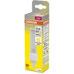 OSRAM OSRAM DULUX D LED EM & AC MAINS / Tubo LED: G24d-1, Lunghezza: 148 Mm, 6 W, 13 W Sostituzione Per, Opaco, Warm White, 3000 K -Offerta economica OSRAM || Paulmann || ATMOSPHERA 57113013 4