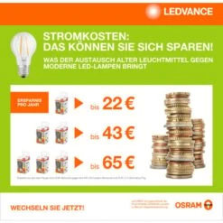 OSRAM Lampada LED Attacco: E27 Warm White 2700 K 14,50 W Sostituzione Per 100 W N/A Opaco CIRCOLUX LED [Classe Di Efficienza Energetica F] -Offerta economica OSRAM || Paulmann || ATMOSPHERA 57113093 5
