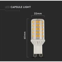 LED LAMPADINA - 5W G9 PLASTICA 4000K DIMMERABILE - Luce NATURALE -Offerta economica OSRAM || Paulmann || ATMOSPHERA 58091031 3