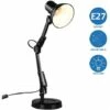 Lampada Tavolo Scrivania Inclinabile Girevole In Metallo Nero Luce E27 Moderna -Offerta economica OSRAM || Paulmann || ATMOSPHERA 58698353 1