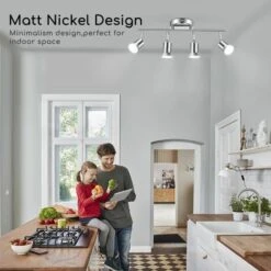 FARETTI DA SOFFITTO ORIENTABILI PLAFONIERA LED CON 4 FARETTI GU10 BASE LAMPADARIO DA SOFFITTO 9 FARETTI DA SOFFITTO ORIENTABILI PLAFONIERA LED CON 4 FARETTI GU10 BASE LAMPADARIO DA SOFFITTO -Offerta economica OSRAM || Paulmann || ATMOSPHERA 59109165 3