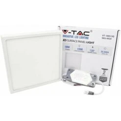 18W PANNELLO LED MONTATO SUPERFICIE PREMIUM QUADRATO BIANCO CALDO 3000K