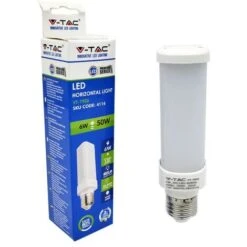 LAMPADINA LED 6W E27 PL BIANCO 6000K - Luce FREDDA
