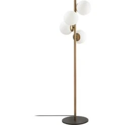 Lampada Da Terra E Vetro 4 Sfere H. 130 Cm In Metallo Dorato E Bianco - FAZE -Offerta economica OSRAM || Paulmann || ATMOSPHERA 59285424 3