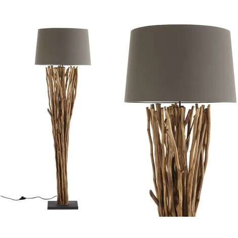 Lampada Da Terra RANUA In Legno - H 175 Cm - Naturale 3 Lampada Da Terra RANUA In Legno - H 175 Cm - Naturale