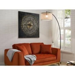 Lampada Da Terra Arco Intrecciato NEIROBI - Stile Etnico - Ferro E Giunco - 105x40x195 Cm - Nero E Naturale -Offerta economica OSRAM || Paulmann || ATMOSPHERA 59290276 3