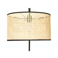 Lampada Da Terra Arco Intrecciato NEIROBI - Stile Etnico - Ferro E Giunco - 105x40x195 Cm - Nero E Naturale -Offerta economica OSRAM || Paulmann || ATMOSPHERA 59290276 4