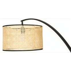 Lampada Da Terra Arco Intrecciato NEIROBI - Stile Etnico - Ferro E Giunco - 105x40x195 Cm - Nero E Naturale -Offerta economica OSRAM || Paulmann || ATMOSPHERA 59290276 5