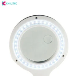 5X/10 EU Flessibile 40 LED Lampada D'ingrandimento Illuminata Lampada D'ingrandimento Illuminata Lettura/ritocco/saldatura Tavolo Da Scrivania - Guscio Bianco
