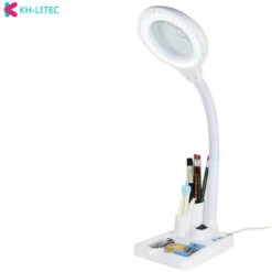 5X/10 EU Flessibile 40 LED Lampada D'ingrandimento Illuminata Lampada D'ingrandimento Illuminata Lettura/ritocco/saldatura Tavolo Da Scrivania - Guscio Bianco -Offerta economica OSRAM || Paulmann || ATMOSPHERA 61178600 3