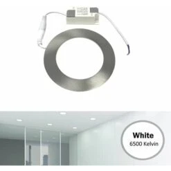 Pannello Led 18 W Luce Bianca 6500k Faretto Slim Incasso In Acciaio Silver -Offerta economica OSRAM || Paulmann || ATMOSPHERA 61290013 4