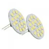 2 Pezzi Lampadine LED G4 Bispina DC AC 12V 24V 3W Bianco Caldo Attacco Centrale 18 SMD 2835