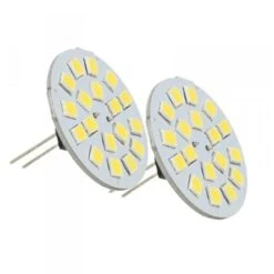 2 Pezzi Lampadine LED G4 Bispina DC AC 12V 24V 3W Bianco Caldo Attacco Centrale 18 SMD 2835