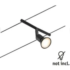 Spot Singolo Salt Paulmann- Attacco Gu5,3-nero Opaco-94447