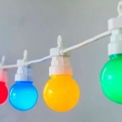 Ghirlanda LED Multicolore Filo Bianco 10 Lampadine LED - 8 Metri -Offerta economica OSRAM || Paulmann || ATMOSPHERA 64501369 5