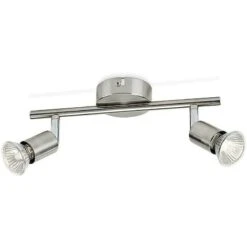 Philips Illuminazione Da Soffitto Limbali Faretto 2 Luci Nickel Orientabili Senza Lampadina 50302/17/e