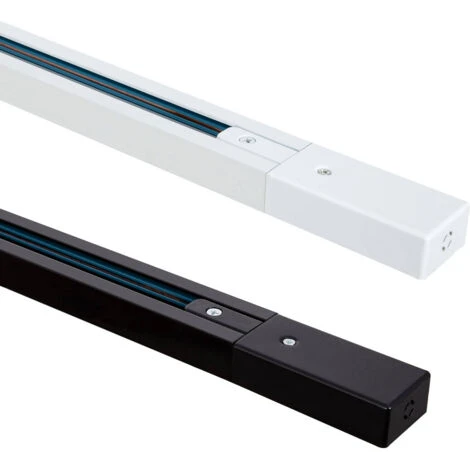 Binario Monofase UltraPower Per Faretti LED 1 Metro Nero1000 Mm 4 Binario Monofase UltraPower Per Faretti LED 1 Metro Nero1000 Mm - immagine 2
