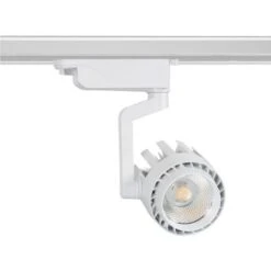 Faretto LED Dora 30W Bianco Per Binario Monofase Bianco Freddo 5000K 100 Mm36º