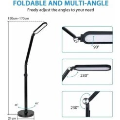2 En 1 Lampadaire En Bois LED Lampe De Lecture Debout Pour Le Travail Et L'artisanat, Avec Variateur De Lumière 9 2 En 1 Lampadaire En Bois LED Lampe De Lecture Debout Pour Le Travail Et L'artisanat, Avec Variateur De Lumière -Offerta economica OSRAM || Paulmann || ATMOSPHERA 67699372 3