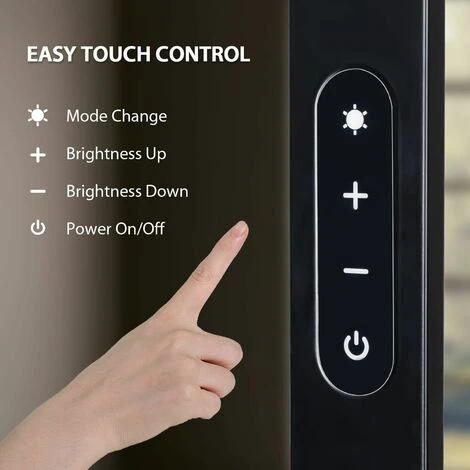 2 En 1 Lampadaire En Bois LED Lampe De Lecture Debout Pour Le Travail Et L'artisanat, Avec Variateur De Lumière 6 2 En 1 Lampadaire En Bois LED Lampe De Lecture Debout Pour Le Travail Et L'artisanat, Avec Variateur De Lumière - immagine 4