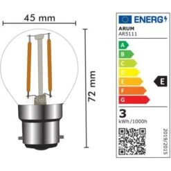 Lampadina LED B22 2.9W Eq 25W LED G45 Bianco Caldo -Offerta economica OSRAM || Paulmann || ATMOSPHERA 67936976 5