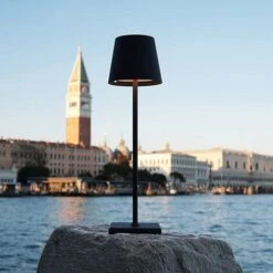 Lampada Da Tavolo Led Touch Polly Nera 5W Portatile A Batteria Ricaricabile USB Dimmerabile Wisdom -Offerta economica OSRAM || Paulmann || ATMOSPHERA 67939983 4