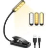 RHAFAYRE Lampada Da Lettura, TEAMPD 9 LED Lampada Da Lettura Ricaricabile USB, Collo Flessibile A 360°, 3 Temperature Di Colore (bianco/caldo/bianco Caldo), Mini Luce Notturna Per Leggere A Letto, Bam -Offerta economica OSRAM || Paulmann || ATMOSPHERA 68008894 1