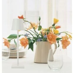 Trade Shop - Lampada Da Tavolo A Led Usb Ricaricabile Bianco Per Interno Ed Esterno 3 Colori -Offerta economica OSRAM || Paulmann || ATMOSPHERA 68110375 4