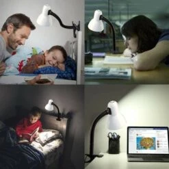 CHARLESTON: Lampada Da Tavolo Bianca Con Attacco E27, Con Clip -Offerta economica OSRAM || Paulmann || ATMOSPHERA 6939635 5