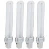 GroupM IT4pcs (1 9w) Lampadina A Forma Di H Tubo Lampada Da Tavolo Protezione Occhi -Offerta economica OSRAM || Paulmann || ATMOSPHERA 69493576 1
