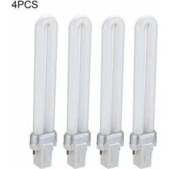 GroupM IT4pcs (1 9w) Lampadina A Forma Di H Tubo Lampada Da Tavolo Protezione Occhi -Offerta economica OSRAM || Paulmann || ATMOSPHERA 69493576 4