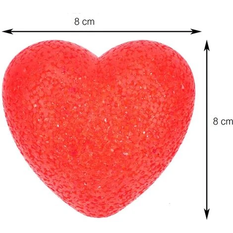 Lampada Tavolo Led Mini Luce Notturna Cuore Rosso Morbido Batteria Portatile 6 Lampada Tavolo Led Mini Luce Notturna Cuore Rosso Morbido Batteria Portatile - immagine 4