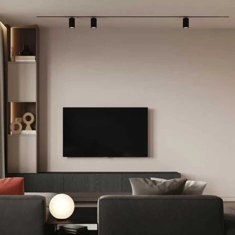 Faretto A Binario Monofase Con Attacco GU10 Colore Nero 4 Faretto A Binario Monofase Con Attacco GU10 Colore Nero - immagine 2