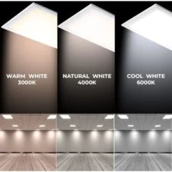 Confezione Di 2 Pannelli LED Slim 120x30cm 44W 3980lm UGR19 Temperatura Di Colore Bianco Freddo -Offerta economica OSRAM || Paulmann || ATMOSPHERA 70238162 3