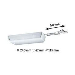 Paulmann 97838 - Trasformatore DC Quadrato, Max. 60 Watt, Espandibile, In Plastica Cromata Opaca -Offerta economica OSRAM || Paulmann || ATMOSPHERA 70798138 4