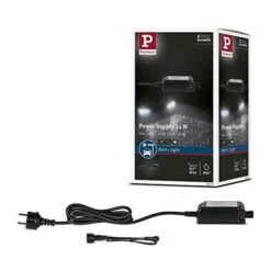 Paulmann Power Supply 94579 Park + Light-Lampada Da Esterno 14 VA, Nero, Accessori In Plastica, Sistema Di Illuminazione, Trasformatore 15 W